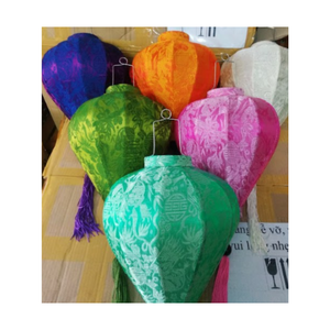 Oferta de buen precio para la linterna de seda redonda Hoi An de bambú de Vietnam con alta calidad para la decoración al aire libre - Product Image 5