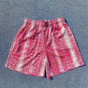 Pantalones cortos transpirables informales de alta calidad al por mayor, pantalones cortos de verano de secado rápido de malla deportiva para baloncesto con estampado personalizado para hombre - Product Image 4