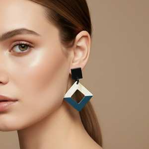 คอลเลกชันต่างหูเขาควายที่มีน้ำหนักเบางานฝีมือที่เป็นมิตรกับสิ่งแวดล้อมอย่างยั่งยืนของขวัญสำหรับตัวแทนจำหน่ายร้านค้าปลีก - Product Image 5