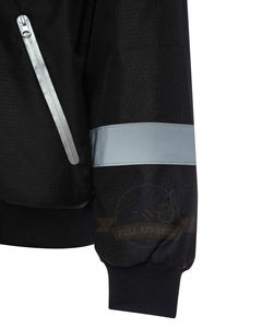 Chaqueta Bomber Cálida de Alta Visibilidad para Hombre, Mezcla de Algodón/Poliéster, Exterior Reflectante, para Servicio OEM, Uniformes de Seguridad, Envío Rápido - Product Image 4