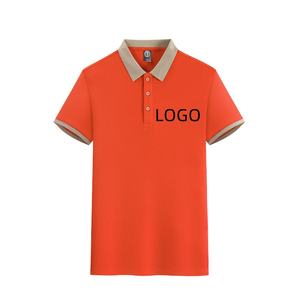 Polos personalizados de secado rápido para hombre, polos de manga corta de poliéster y algodón 100% de Golf de alta calidad para hombre 2025 - Product Image 1