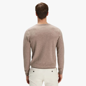Pull cardigan à col rond pour homme et femme, respirant, hiver, OEM personnalisé, 100% coton, épaisseur en polaire, tricot uni - Product Image 4
