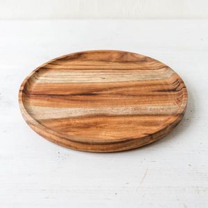 Custom Natural Bamboo <b>Serving</b> Tray <b>Set</b> Wholesale <b>Dishes</b> Plates for Home Event Travel Includes Tea Tray and Fruit Plate - Product Image 5