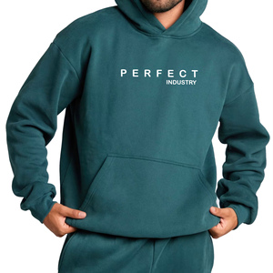 Sudaderas con capucha de calidad superior para hombre Heavyweight 100% algodón Plain Essential Oversize Hoodies streetwear sudaderas con capucha con logotipo personalizado - Product Image 4