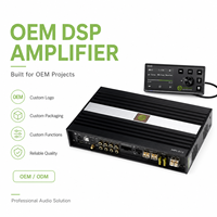 Sennuopu HIFI X12 OEM, système audio de voiture le plus récent, puissance 1000W, système audio de voiture 8 canaux DSP avec écran LCD, télécommande
