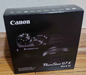 Cámara digital negra PowerShot G7 Mark III de 20.1 megapíxeles, gran venta - Product Image 1