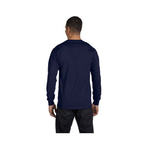 100% Full Sleeve Cotton Men T Shirts High Quality Fashion Cheap Wholesale Custom <b>Tshirt</b> - Product Image 6