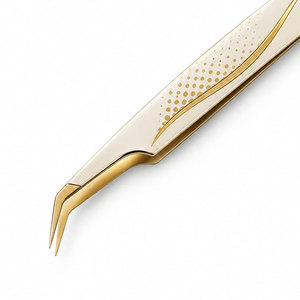 SHEARS BEAUTY แหนบแยกขนตาแบบมืออาชีพพร้อมปลายตรงสำหรับทำเล็บมือ สแตนเลสสตีล ทนทาน - Product Image 5