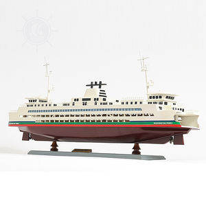 ของตกแต่งเรือเฟอร์รี่วอชิงตันทำจากไม้ที่ทำด้วยมือมีขนาด63.5Lx19Wx27.9H ซม. - Product Image 2