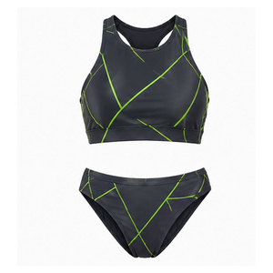 Premium Women <b>Bikini</b> Set Stylish Two Piece Swimwear Custom Print <b>High</b> <b>Waist</b> Bottom Summer Beachwear Resort Vacation Collection - Product Image 1