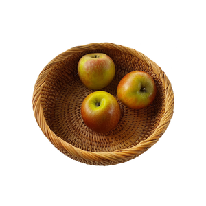 Elegante Tazón de Ratán Artesanal, Lleva una Textura Natural con Este Tazón de Ratán Estilo Boho para Uso Diario y Decoración - Product Image 3