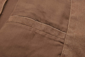 OEM Wholesale Custom logo Printed Embroidery Patches Casual <b>Canvas</b> Vintage <b>Work</b> <b>Jacket</b> Men - Product Image 5