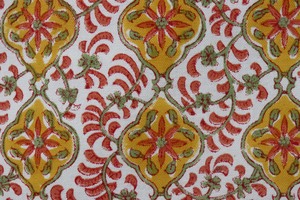 Funda de almohada de algodón de estilo moderno 100% retrato geométrico hecho a mano Vintage Festival bloque impreso Floral rayas parte delantera trasera para - Product Image 6