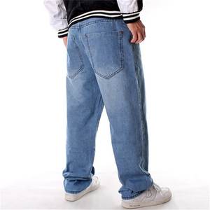 2025 automne Streetwear hommes jeans décontractés coupe ajustée Stretch Denim pantalon hommes rétro broderie Patchwork droit Jean pantalon - Product Image 6