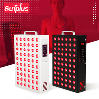 Appareil de luminothérapie rouge 100% portable, panneau de luminothérapie rouge pour le corps, 660 Nm 850 Nm infrarouge, vente en gros en Chine