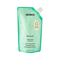 Pochette d'emballage souple réutilisable avec bec verseur pour shampoing, 500 ml (16,9 fl oz), 150 microns, OPP/NY/PE, finition mate vernie, jaune/vert/noir