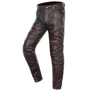 Personnalisation du logo et impression OEM, pantalon en cuir pour homme de haute qualité, décontracté, respirant, pour l'hiver - Product Image 5