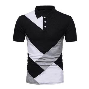 Tendance Logo brodé personnalisé uniforme d'affaires de golf pour hommes 100% coton couleur unie pour polo en toile durable - Product Image 1
