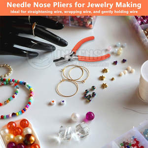 Precio al por mayor Alicates de joyería Mejor llegada Alicates de joyería Material de acero al carbono Alicates de joyería Hecho Pakistán - Product Image 5