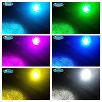 Lumière de piscine étoilée scintillante LED fibre optique étoile lumière sous-marine LED fibre optique étang Piscina Starlight