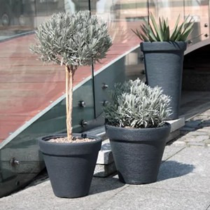 CLASSIC 10L. Vaso da fiori, dimensioni (mm) 300x300x260, colore antracite - Product Image 4