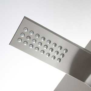 Panel de Ducha de Acero Inoxidable 304 Cepillado de 125 cm, Conjunto de Baño con Hidromasaje - Product Image 3