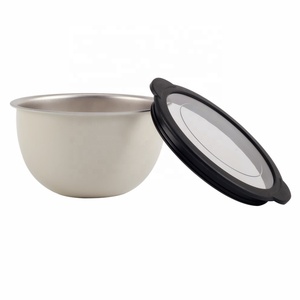 5 Pcs Stainless Steel Bowls with Plastics Lid, Dishwasher Safe Mixing Bowl Set - Product Image 3