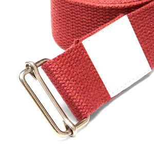 El último diseño en un color sólido con estilo de hebilla Buen proveedor Producto estirable ajustable Servicio OEM Correas de yoga - Product Image 6