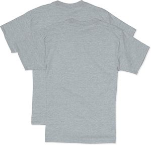 Camiseta de Cuello Redondo para Hombre, Color Gris, de Algodón, Estilo Casual de Verano, Tejido Liso Teñido, Manga Corta, Ligera, de Secado Rápido, Digital - Product Image 4