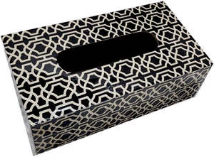 กล่องกระดาษทิชชูไม้ที่สวยงามสำหรับโต๊ะในครัวและเคาน์เตอร์ - Product Image 2