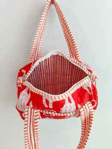 Bolso de Hombro Mini de Algodón Hecho a Mano con Diseño Atemporal, Nuevo, para Viaje, Estilo Boho, Regalo para Ella, Arte Clásico de Rajasthan - Product Image 5