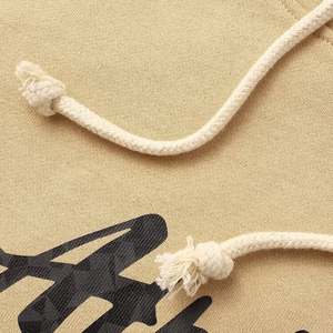 2025 nuevo invierno 100% algodón pesado pulóver con capucha personalizado OEM impreso liso polar de gran tamaño con capucha sólida para hombres - Product Image 3