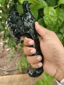 Wholesale Natural Stone <b>Crystals</b> Healing Native Stone Handmade Black Obsidian Gemstone <b>Crystals</b> Axe Arrowheads For Sale - Product Image 4