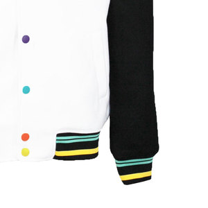 แจ็กเก็ตเลตเทอร์เมนแบบสั่งทำสำหรับผู้ชายสไตล์สตรีทคุณภาพสูงปกตั้งและแขนยาวออกแบบได้ด้วยตัวคุณเอง! - Product Image 4