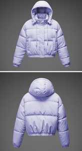 Chaqueta acolchada para mujer, Top corto, superventas, chaqueta para clima frío con Personalización completa en tendencias - Product Image 2