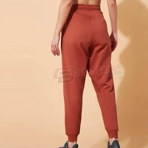 Pantalones informales para mujer con cintura elástica y ajuste relajado para uso diario Pantalones informales de cintura alta para mujer - Product Image 2