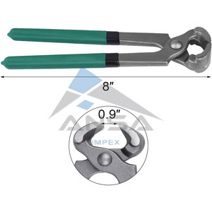 Pince à sabot 8 "avec poignées en plastique Outil de maréchal-ferrant en acier au carbone robuste pour tailler et couper les sabots Vache Âne Chèvre - Product Image 3