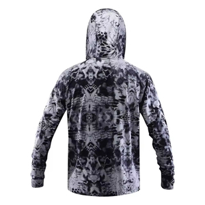 Sweat à capuche de pêche à sublimation personnalisé pour hommes sweat à capuche de pêche à sublimation personnalisé pour votre conception sweat à capuche de pêche à protection solaire pour hommes - Product Image 5