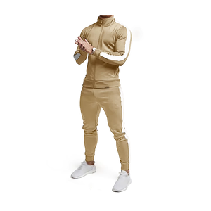 Usine directe personnalisé hommes hiver solide Tech survêtement vêtements de sport formation Jogging porter ensemble 100% coton polaire - Product Image 6