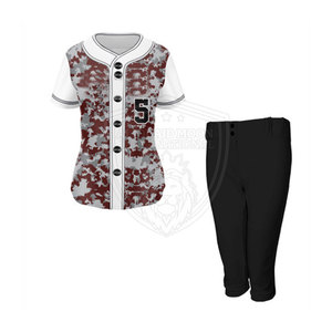 Vêtements d'entraînement pour jeunes Uniforme de softball pour hommes Nouveau design Uniforme de softball personnalisé de haute qualité - Product Image 3