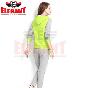 Survêtements pour femmes avec logo personnalisé, en molleton de coton, de bonne qualité, confortables, respirants, pour le jogging et le sport. - Product Image 6