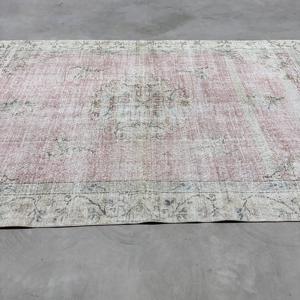 พรมวินเทจขนาดใหญ่ 6.1x10 ฟุต (187x304 ซม.) พรมโมร็อกโกสีเทาแบบตุรกี - Product Image 3