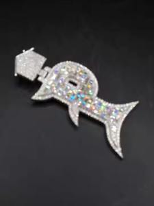 Collier pendentif chaîne corde réglable avec pierre de lave naturelle - Product Image 6