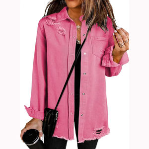 เสื้อแจ็คเก็ตยีนส์ผู้ชายสไตล์สตรีทแวร์ ดีไซน์เนอร์ คอลเลคชั่นฤดูหนาว 2025 คุณภาพสูง แขนยาว ระบายอากาศ แห้งเร็ว ขายส่ง - Product Image 1