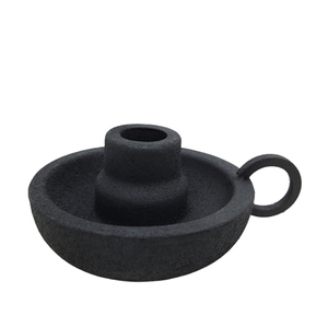 Soporte de vela de hierro de diseño clásico, portavelas de color negro, tarro de vela para mesa de comedor de boda y decoración del hogar - Product Image 2