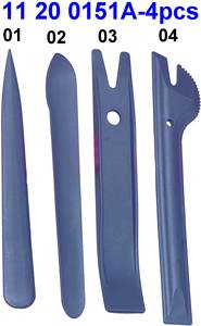 4PCS ITA <b>Tools</b> Hand Operated <b>Trim</b> <b>Removal</b> Set Nylon Fiberglass Components for Repair (Spreader Skid Side Viper's Tongue Pointer) - Product Image 3