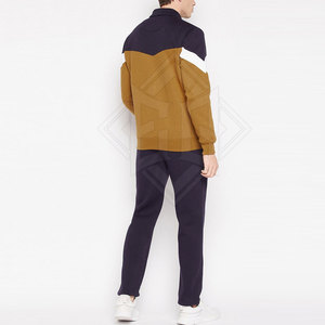 Survêtement d'hiver à capuche pour homme, 100 % coton, couleur unie, avec logo personnalisé, design sur mesure, en gros - Product Image 5