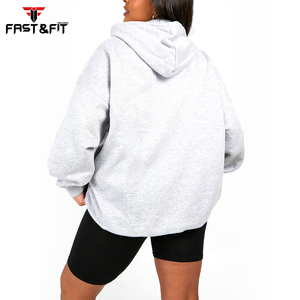 2023 haute qualité en gros à manches longues tricoté femmes sweats à capuche à la mode hiver hauts à capuche avec Logo avant - Product Image 2