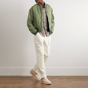 Chaqueta Bomber de Manga Larga con Cuello Alto y Diseño Personalizado con Logotipo para Hombre, Colección de Invierno, Nuevo Diseño al por Mayor - Product Image 3