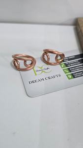 Anillos de Servilleta de Cobre Puro para Alivio del Dolor, Joyería Clásica Antigua, Terapia Biomagnética para la Artritis, Duraderos y Ajustables - Product Image 3